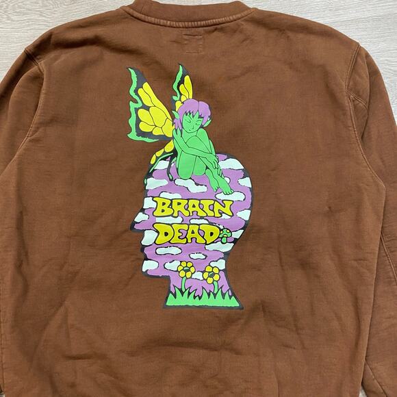 Brain Dead Mushroom House Crewneck Sweatshirt Men's S - Picture 4 of 12